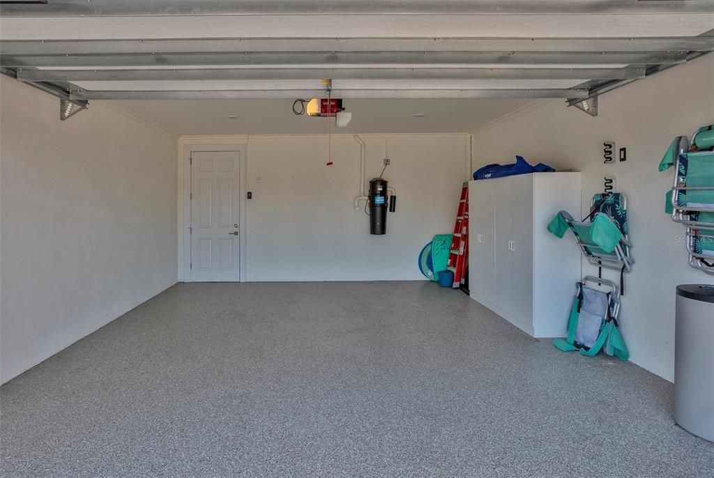 Lots of storage in this 2-car garage