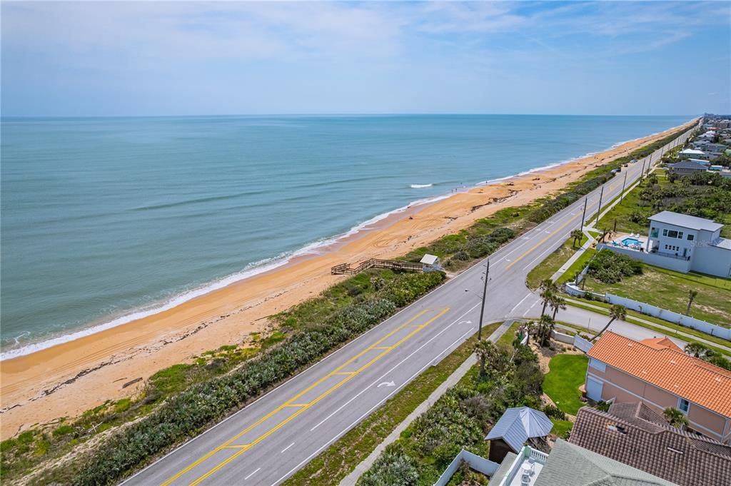 Private beach walk over across from the entrance in to the community