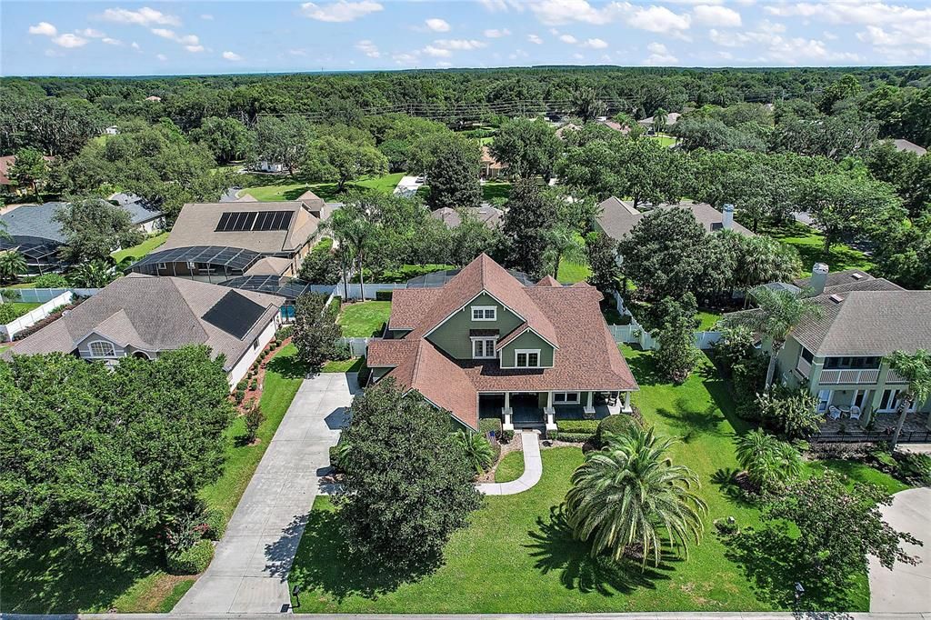 Aerial of Property and Community