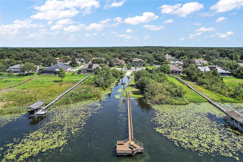 Aerial of Dock Area