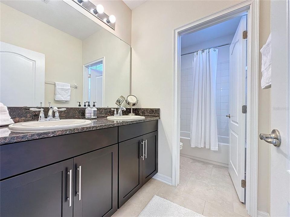 2nd Bathroom with dual sink vanity