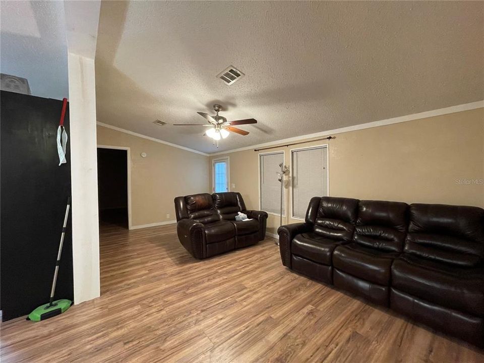 Living Room, Entry and Doorway to Main Bedroom