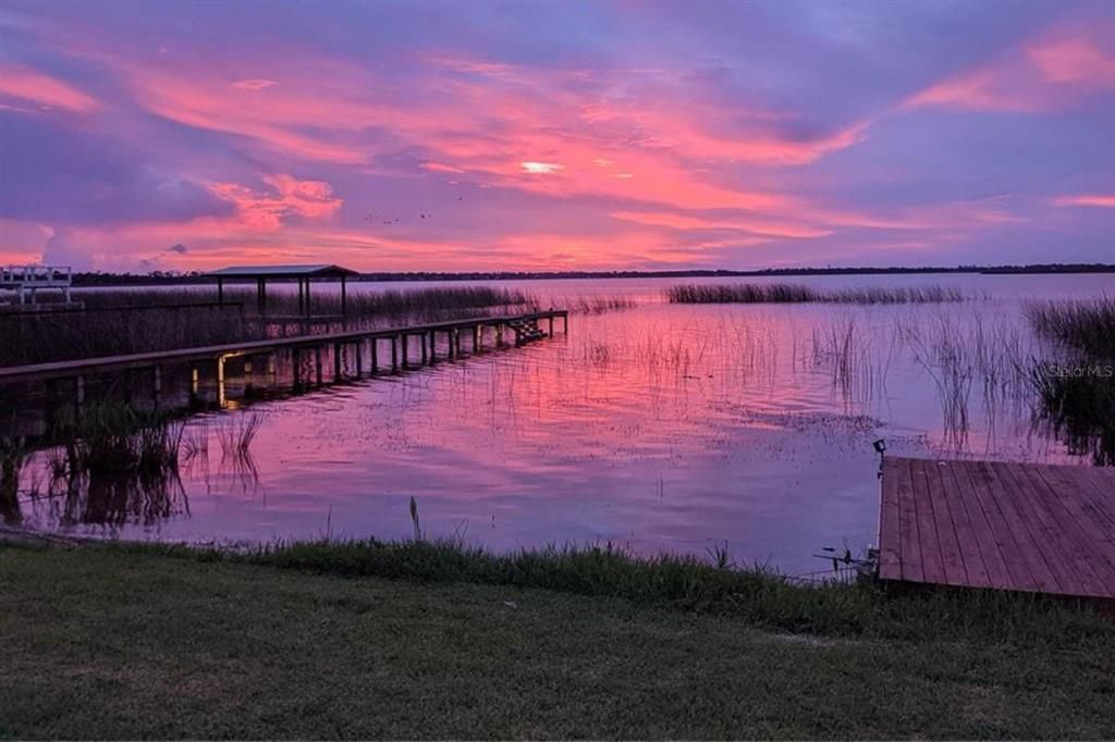 Don't miss the opportunity to take in the beautiful sunsets from the dock!