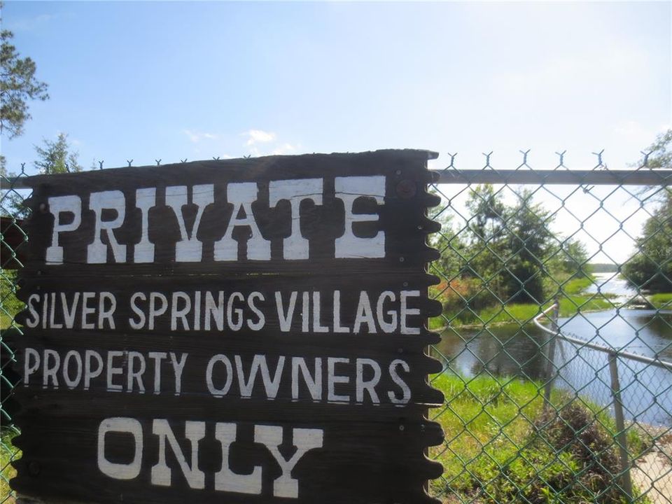 COMMUNITY BOAT RAMP