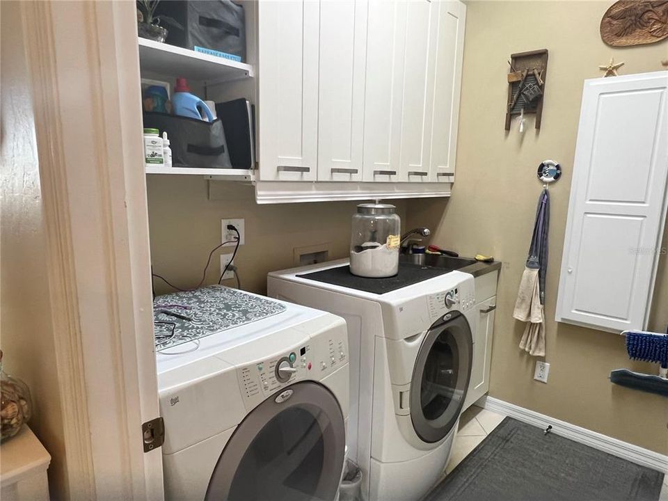 In house laundry room