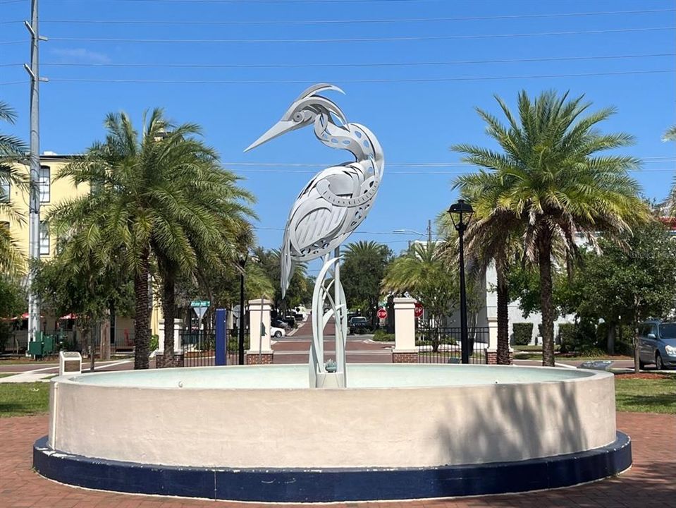 The fountain at Ferran Park