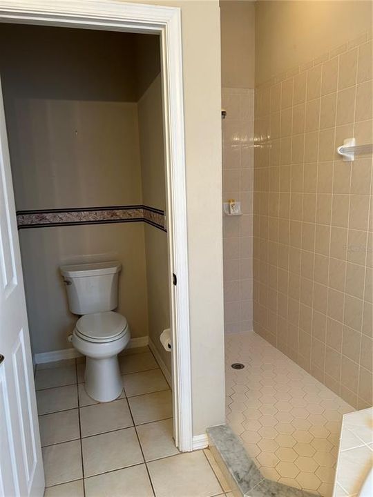 Master Bathroom Toilet Room/Shower