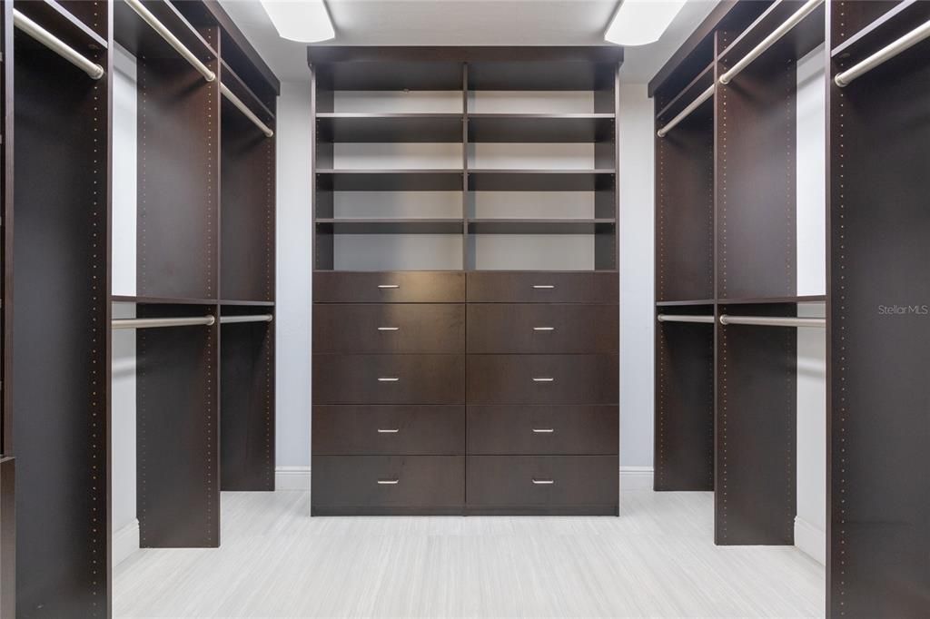 Master Walk-in Closet