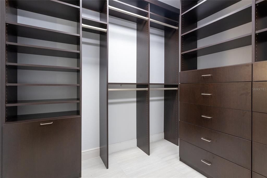 Master Walk-in Closet