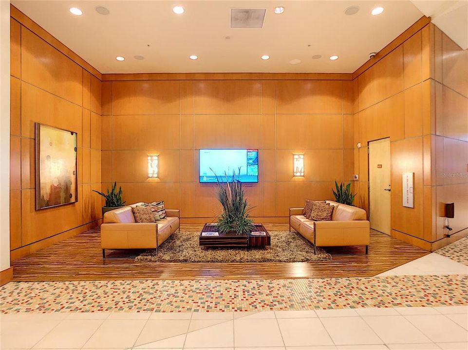 lounge in the lobby area