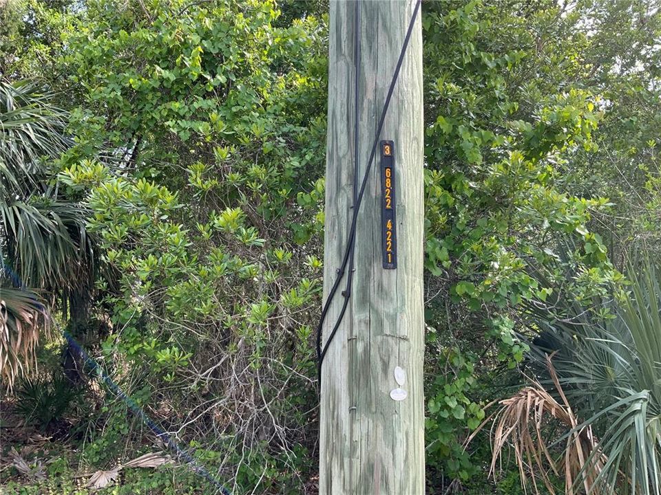 Utility Pole Marker