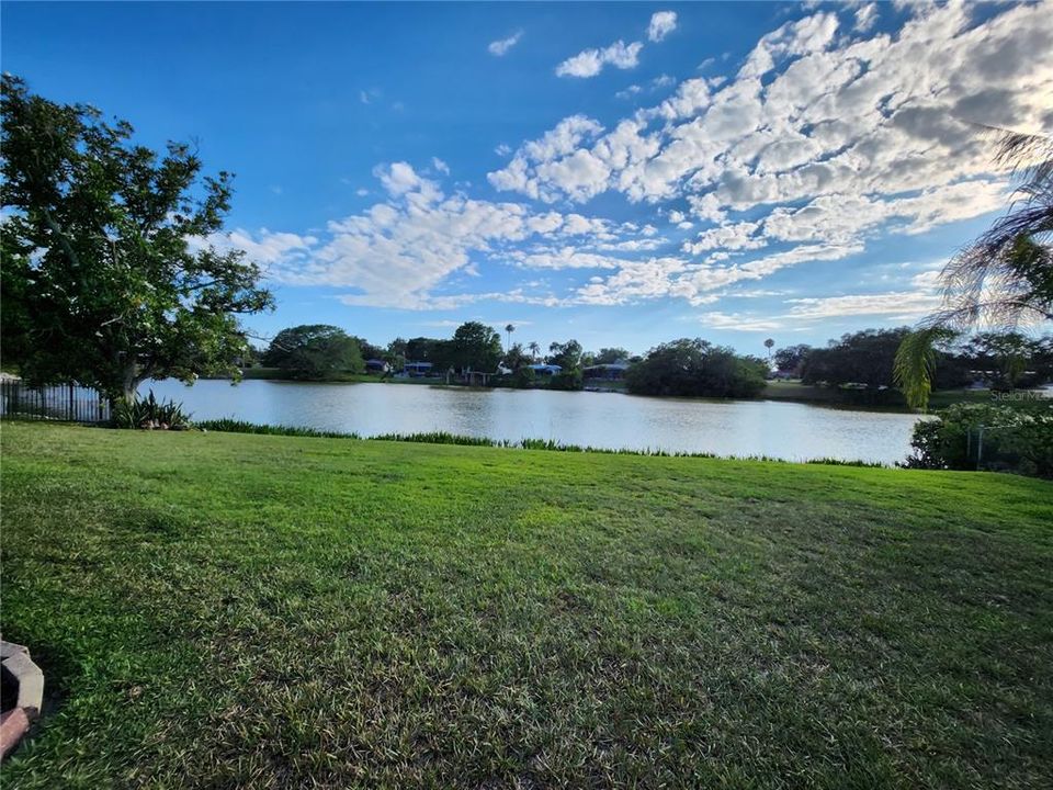 The view over Lake Saundra are breathtaking any time of day!