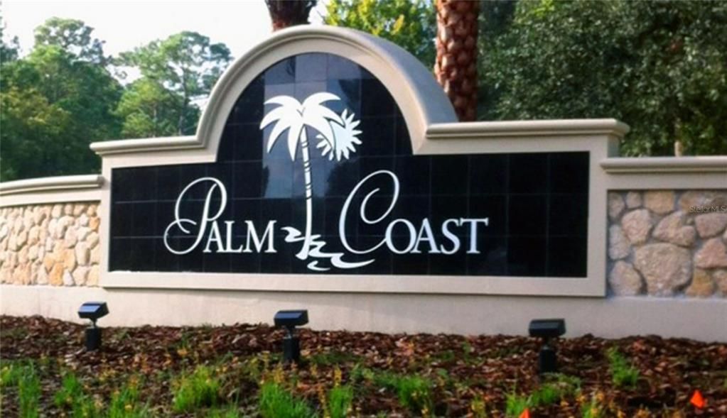 Palm Coast is where it is AT