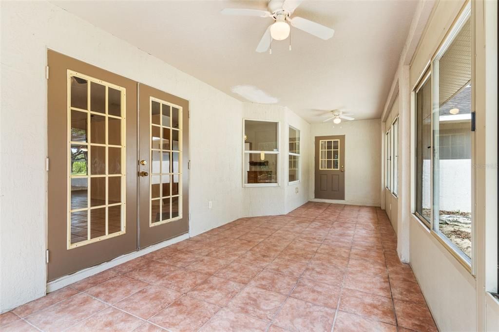 Enclosed porch