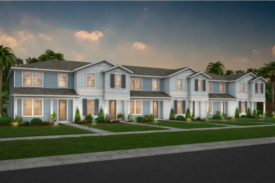 Exterior Design. Artistic rendering for this new construction home. Pictures are for illustrative purposes only. Elevations, colors and options may vary.