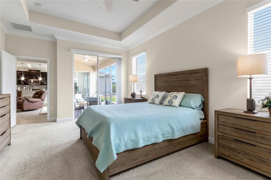 Master Bedroom Suite features wall to wall carpeting