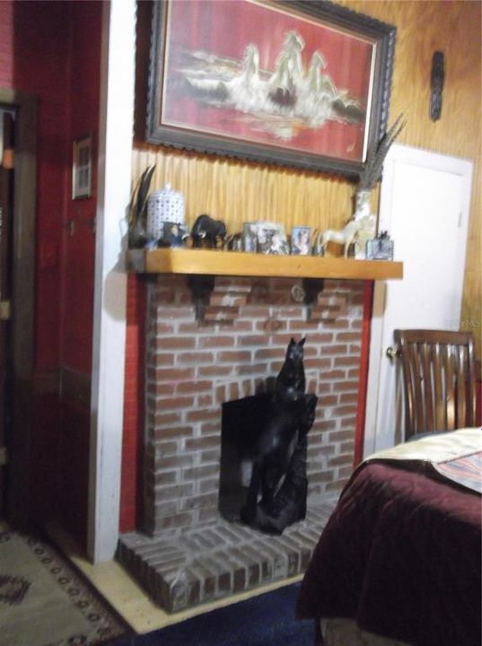 Main bedroom fireplace