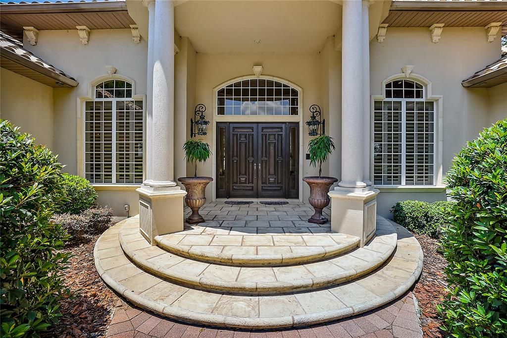 Grand and welcoming front entry!