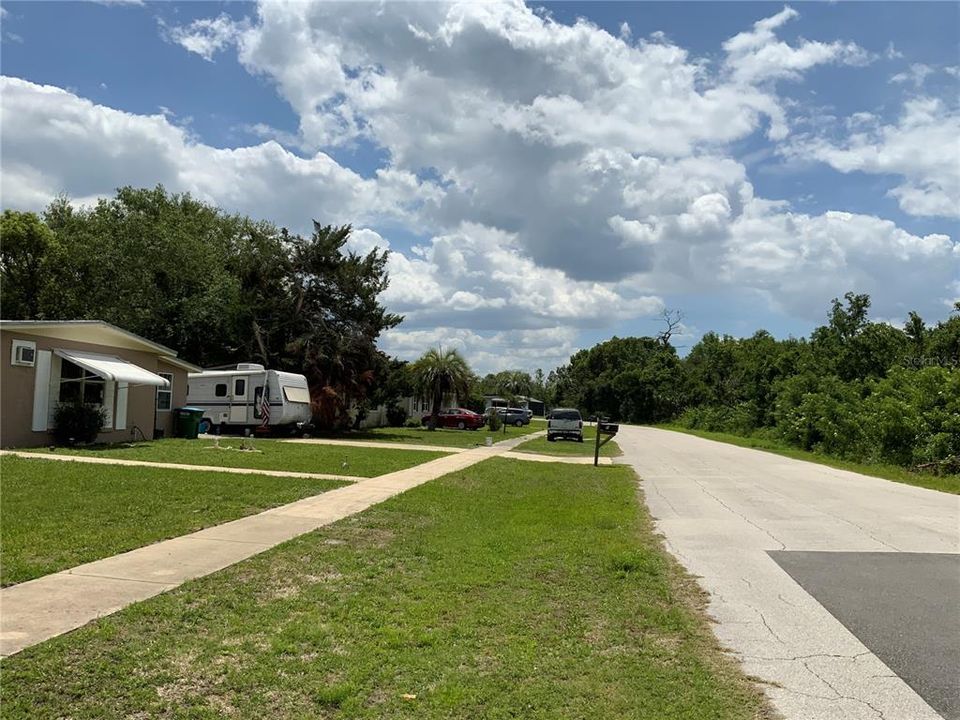 Edge of Property on Left - Depth is Approx. 121 Feet