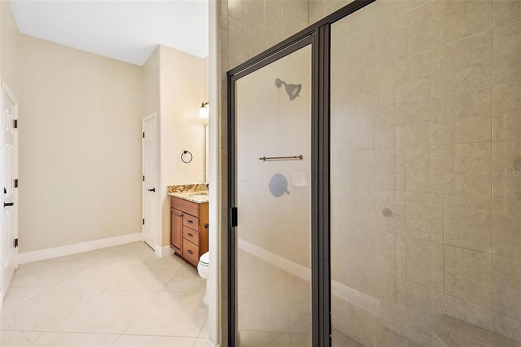 Bathroom 3 w/tiled walk in shower