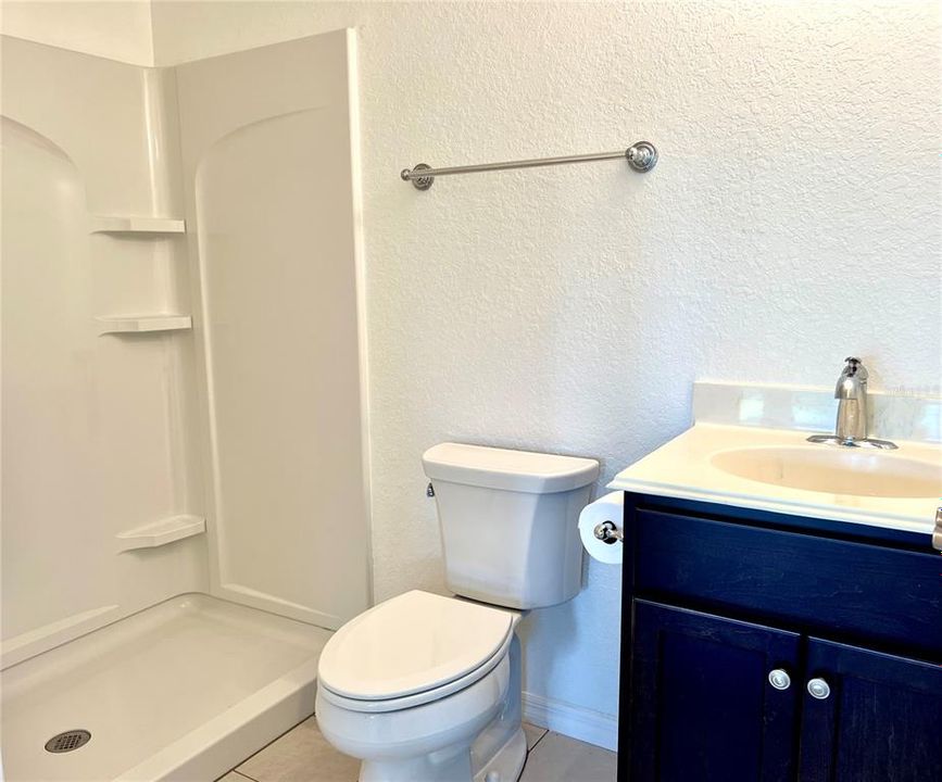 2nd home - downstairs bathroom w/ step-in shower