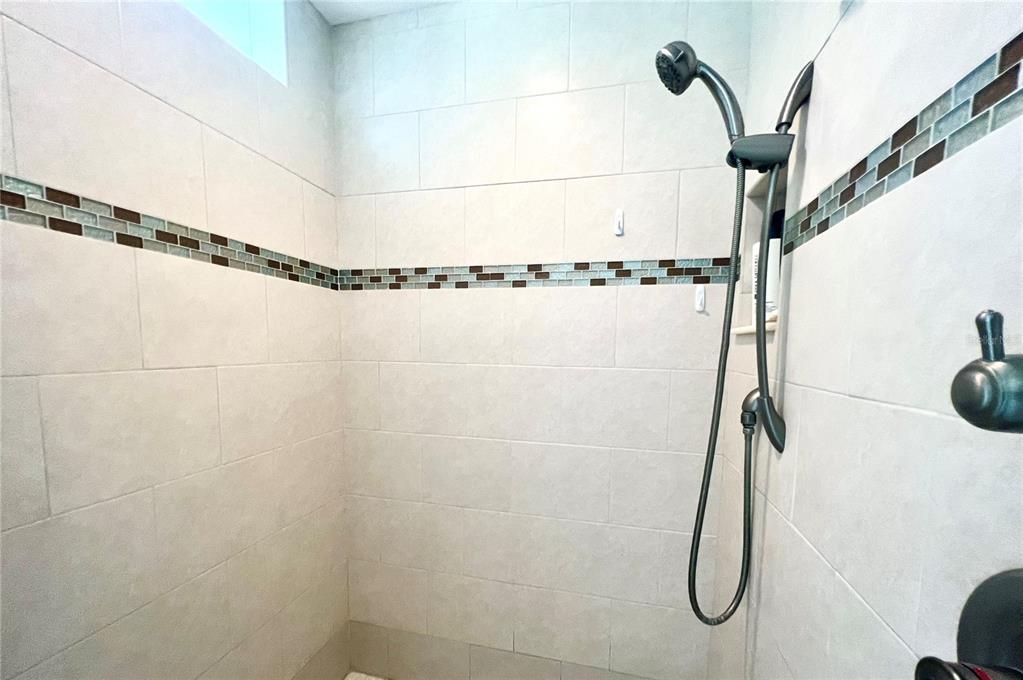 2nd home master bathroom step-in shower