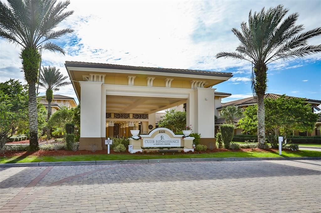 Club Renaissance is a Mediterranean style, premium 4300 Sq.Ft. Golf and Country Club featuring a heated pool, spa, fitness center, pro shop, restaurant, a full-service spa, indoor walking/jogging track and much more!