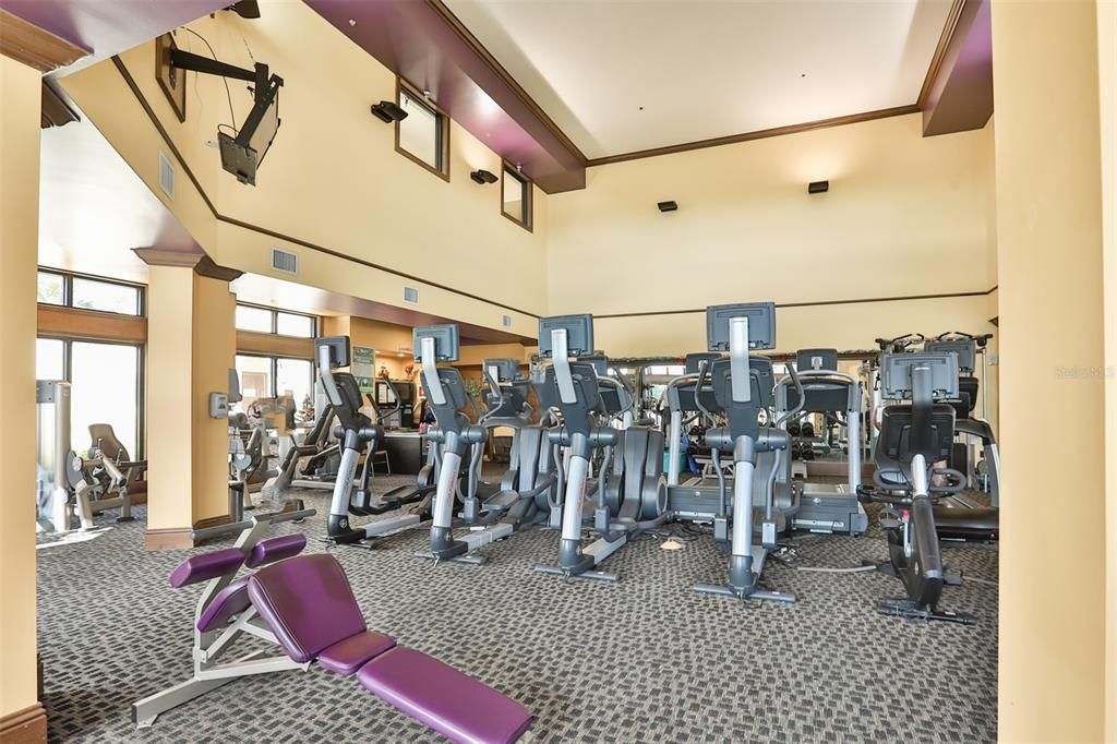 Club Renaissance fitness center is a state of the art facility with various cardiovascular equipment and weight stations.