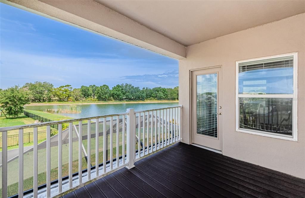 Primary Suite Balcony overlooking pond and conservation