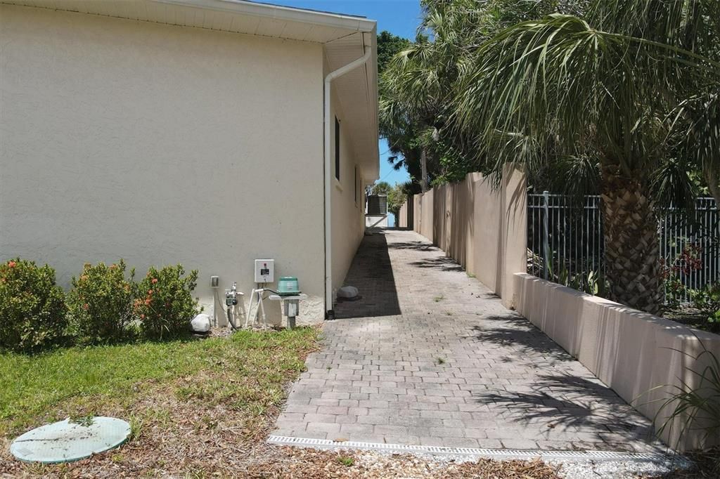 Beach easement walkway across the street from home