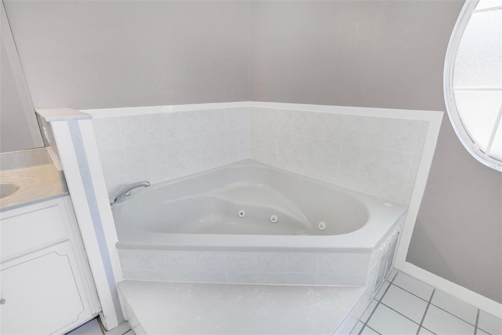 Large soaker tub