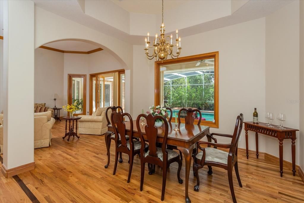 Beautiful formal Dining Room - with a beautiful view