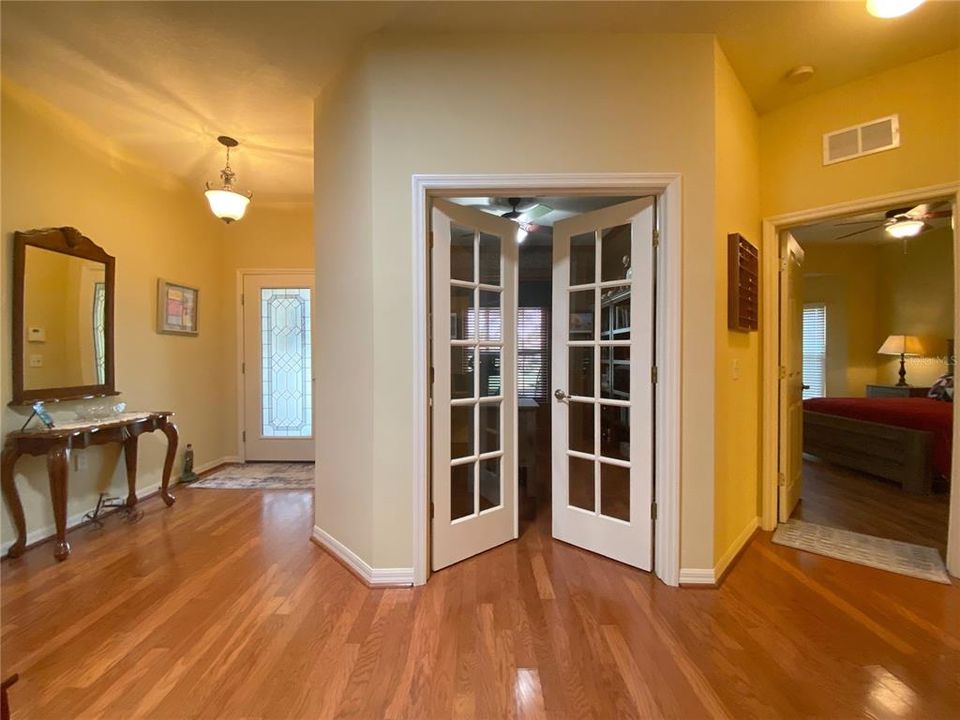 Den.Office with French Doors. This space could be used as a 3rd Bedroom