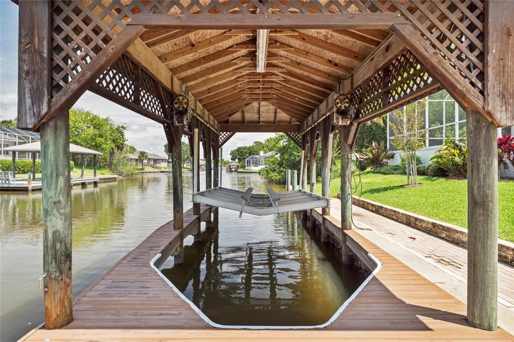 Covered Boat Dock