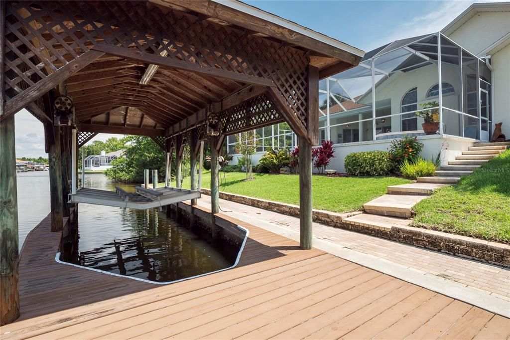Covered Boat Dock