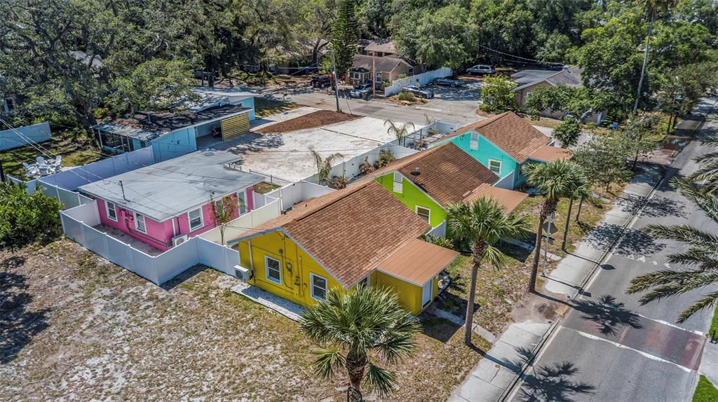 Overhead View of All 5 Units