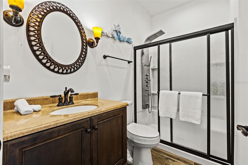 Guest bathroom on the first floor