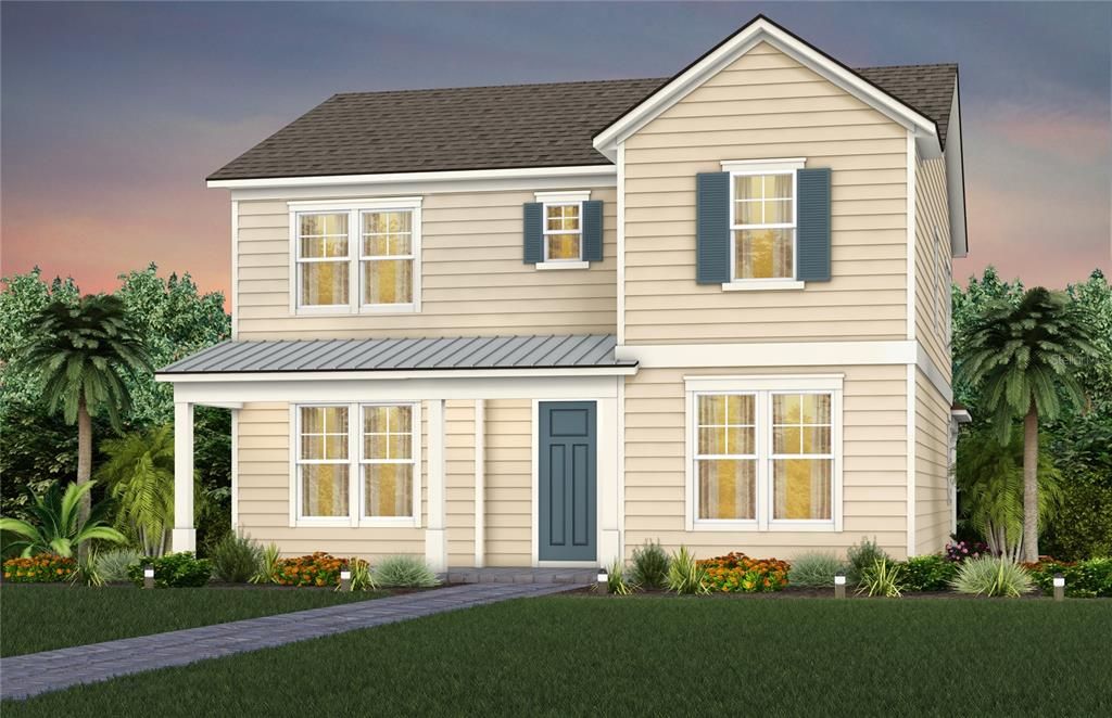 Noir Home FT3 Exterior Design. Artistic rendering for this new construction home. Pictures are for illustrative purposes only. Elevations, colors and options may vary.