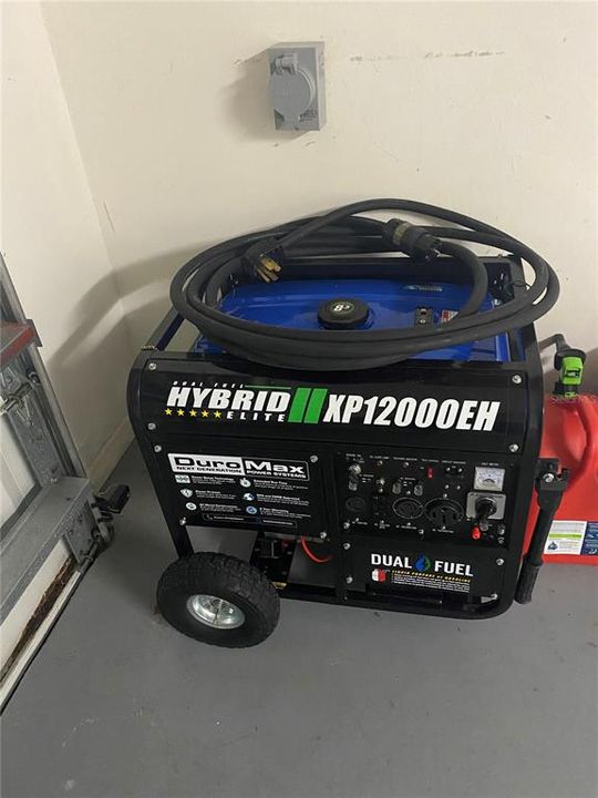 Generator comes with home