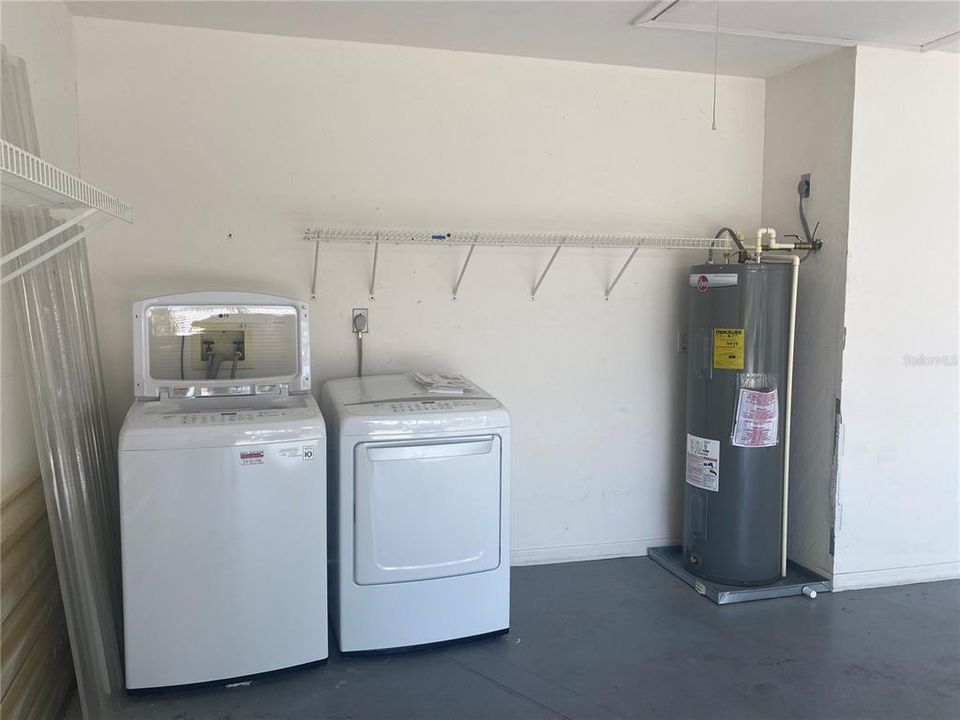 Washer/dryer (W/D closet in home too)