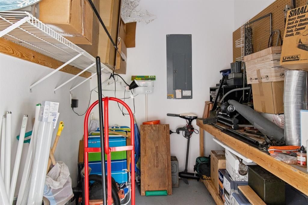 Separate Storage Room in Garage