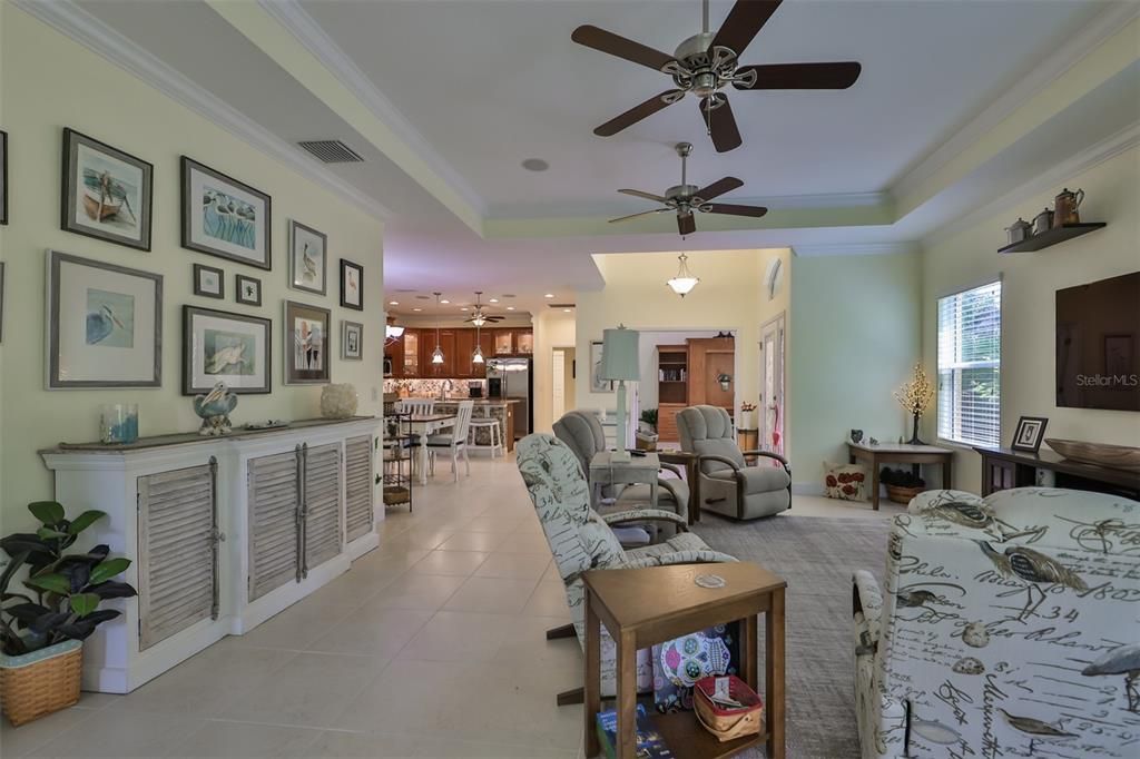 Open concept home with Great room, dining area and Kitchen