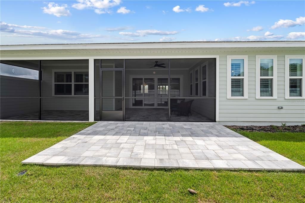 Back Paved Patio