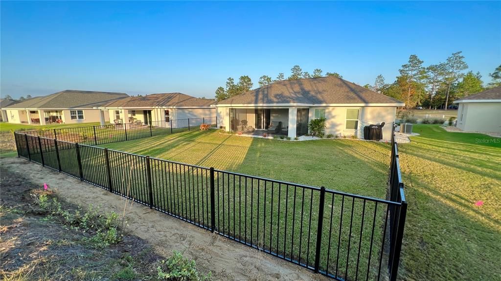 Fenced Backyard