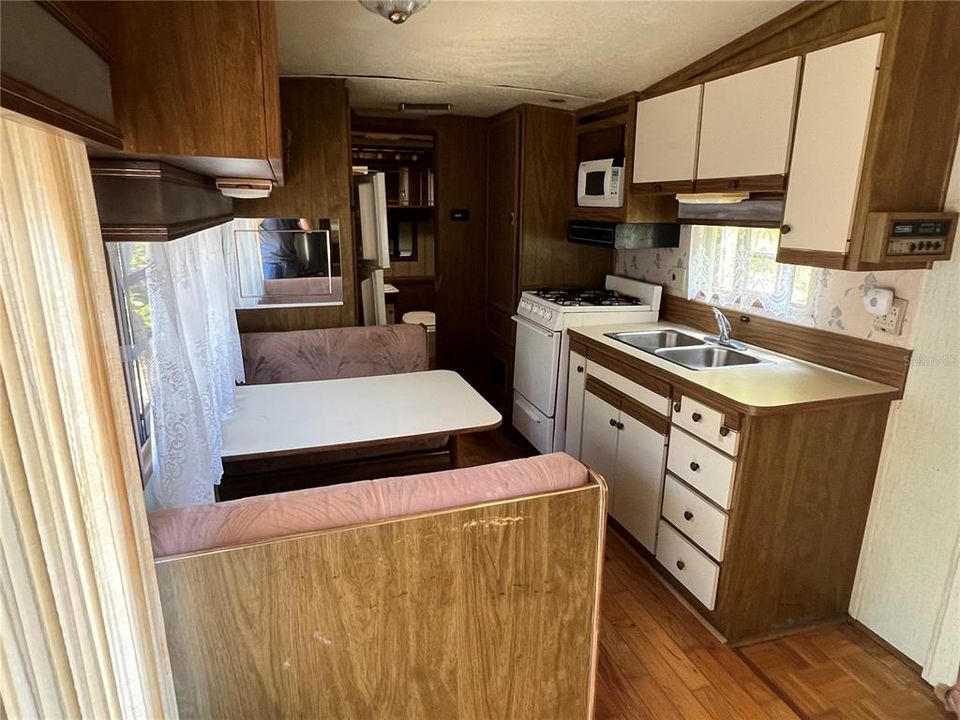 Inside of the RV