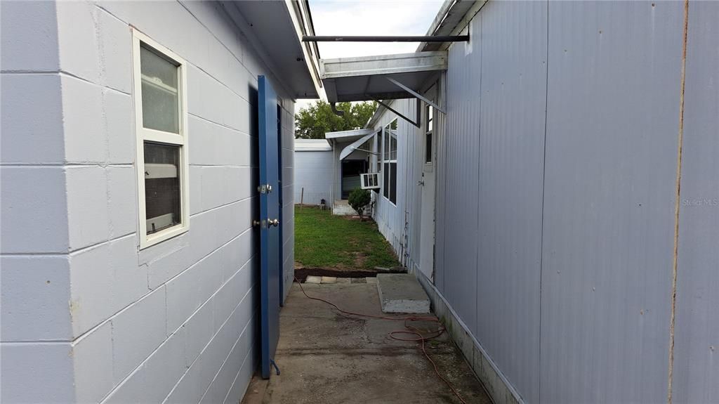 WALK-WAY FROM RV PAD TO UTILITY ROOM