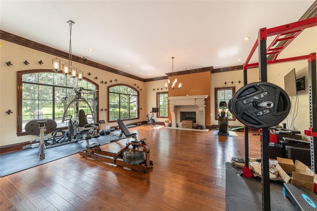 Gym or can be turned back to an additional 2 car garage