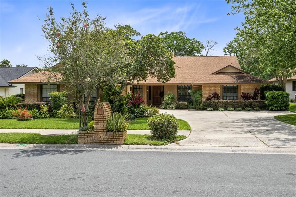 Step into this exceptional pool home located on the 5th tee of the Wekiva Golf Club