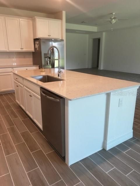 Big kitchen island