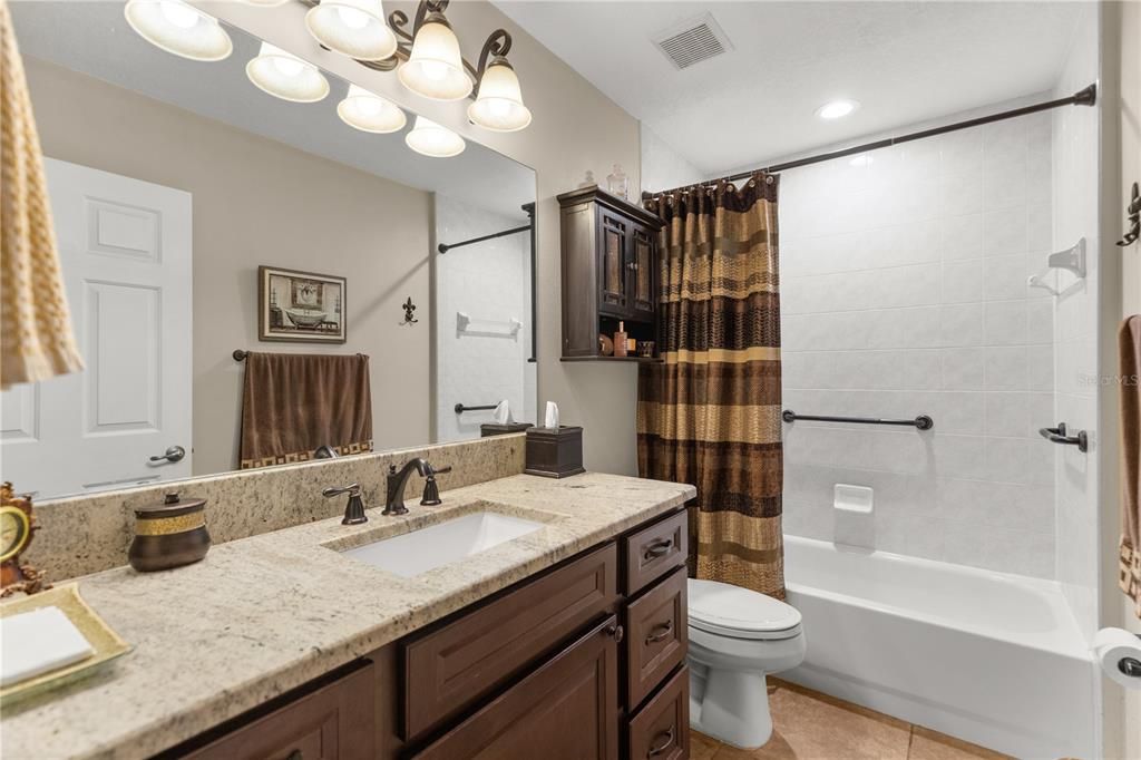 Guest Bathroom with Granite Counters